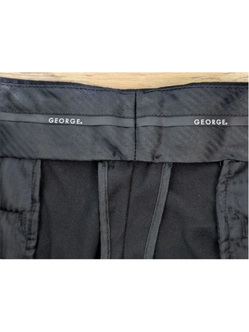 Men's GEORGE Black Dress Pants Waist 36 length 30 Dress pant